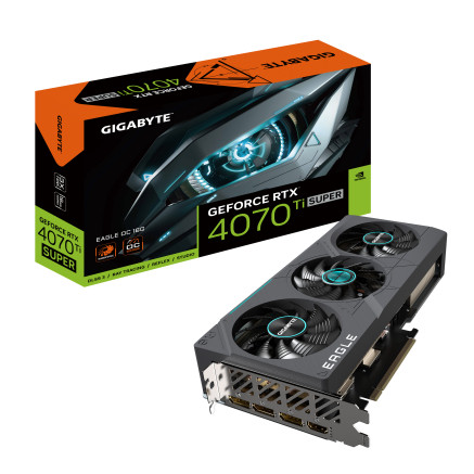 GIGCV043708 Carte Graphique - GIGCV043708 GIGABYTE RTX 4070 TI SUPER EAGLE OC 16G