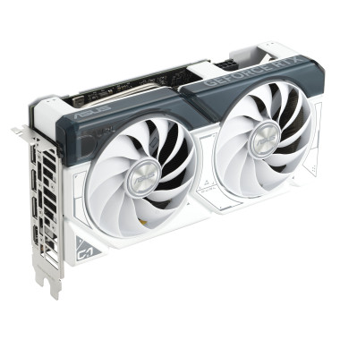 ASUCV042460 Carte Graphique - ASUCV042460 ASUS DUAL-RTX4060TI-O8G-WHITE - NVIDIA RTX 4060 Ti - 8Go GDDR6 - 2595MHz
