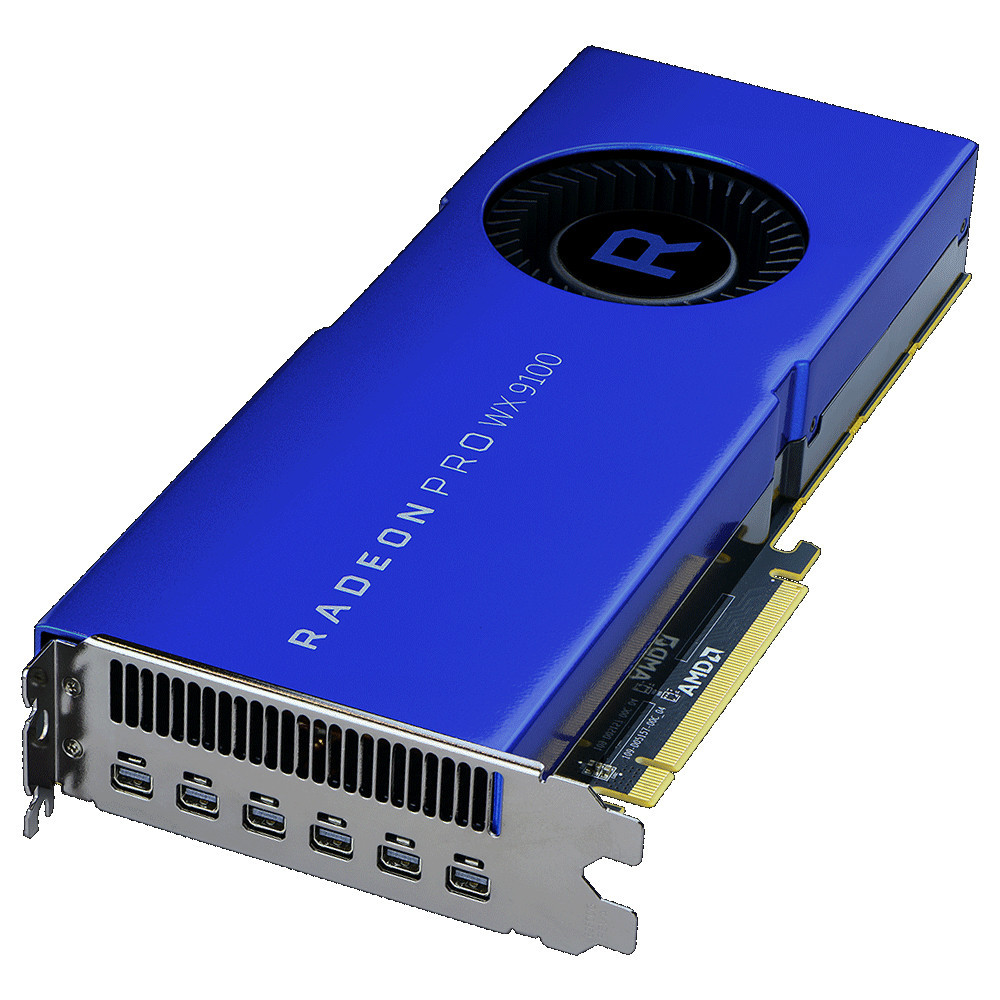 AMDCV040259 AMD RADEON PRO WX 9100 - 16Go HBM2 - 6x MINI DP - 12.29 TFLOPS AMDCV040259 AMD RADEON PRO WX 9100 - 16Go HBM2 - 6x MINI DP - 12.29 TFLOPS