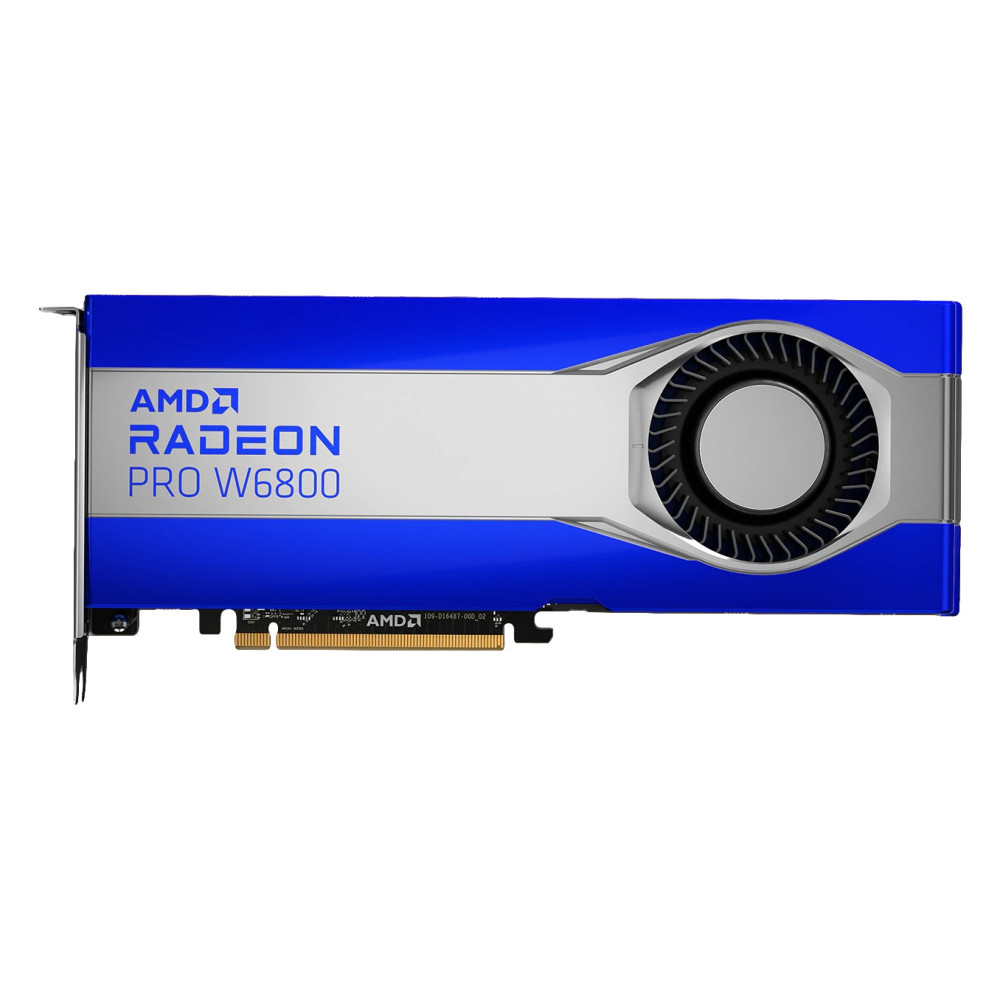 AMDCV039761 AMD RADEON PRO W6800 - 32Go GDDR6 - PCIE 4.0 X16 - 6x MINI DP AMDCV039761 AMD RADEON PRO W6800 - 32Go GDDR6 - PCIE 4.0 X16 - 6x MINI DP