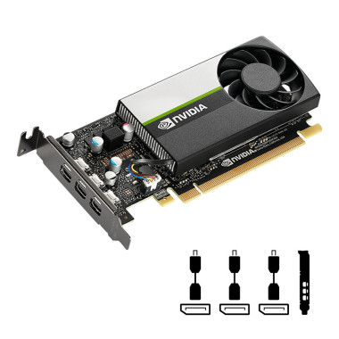 PNYCV039452 PNY NVIDIA T400 4GB (OEM VERSION) - 4Go GDDR6 - MINI DP x3 - LOW PROFILE