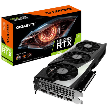 GIGCV039225 Carte Graphique - GIGCV039225 GIGABYTE RTX 3050 GAMING OC 8G - 8Go GDDR6 - 1822MHz - 2x HDMI - 2x DP