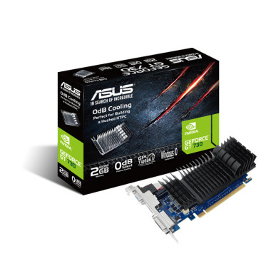 ASUCV039025 Carte Graphique - ASUCV039025 ASUS GT730-SL-2GD5-BRK - 2Go GDDR5 - HDMI - DVI - VGA