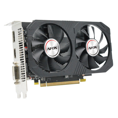 AFOCV038824 AFOX RX550 4GB DDR5 - HDMI - DVI - DP - 2x VENTILATEURS