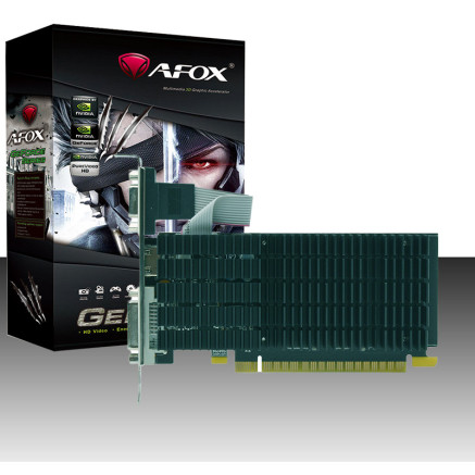 AFOCV038217 Carte Graphique - AFOCV038217 AFOX GT710 - 2Go DDR3 - HDMI - DVI - VGA - LOW PROFILE