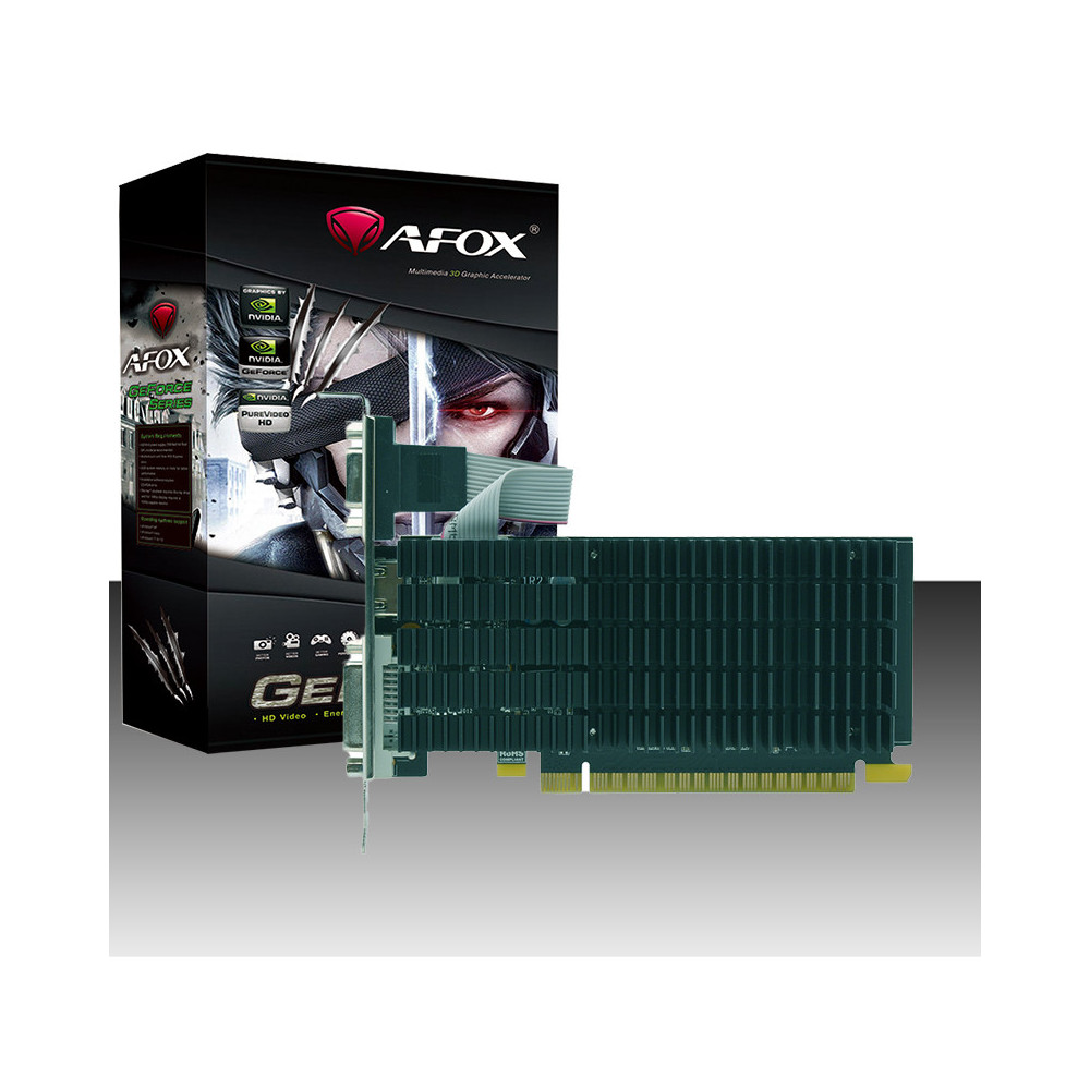 AFOCV038217 Carte Graphique - AFOCV038217 AFOX GT710 - 2Go DDR3 - HDMI - DVI - VGA - LOW PROFILE AFOCV038217 Carte Graphique - AFOCV038217 AFOX GT710 - 2Go DDR3 - HDMI - DVI - VGA - LOW PROFILE