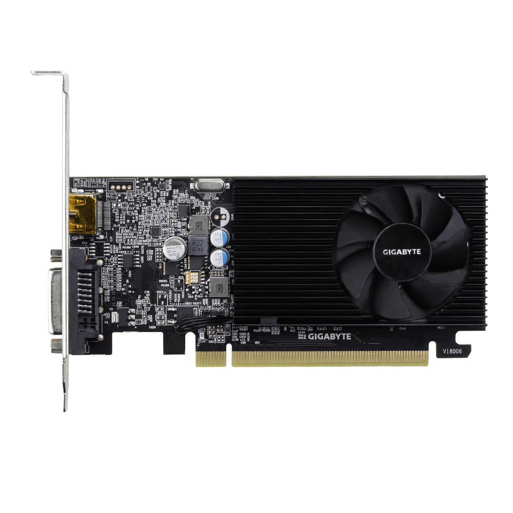GIGCV037788 Carte Graphique - GIGCV037788 GIGBAYTE GV-N1030D4-2GL - 2Go GDDR4 - 1417MHz - HDMI - DVI - LOW PROFILE