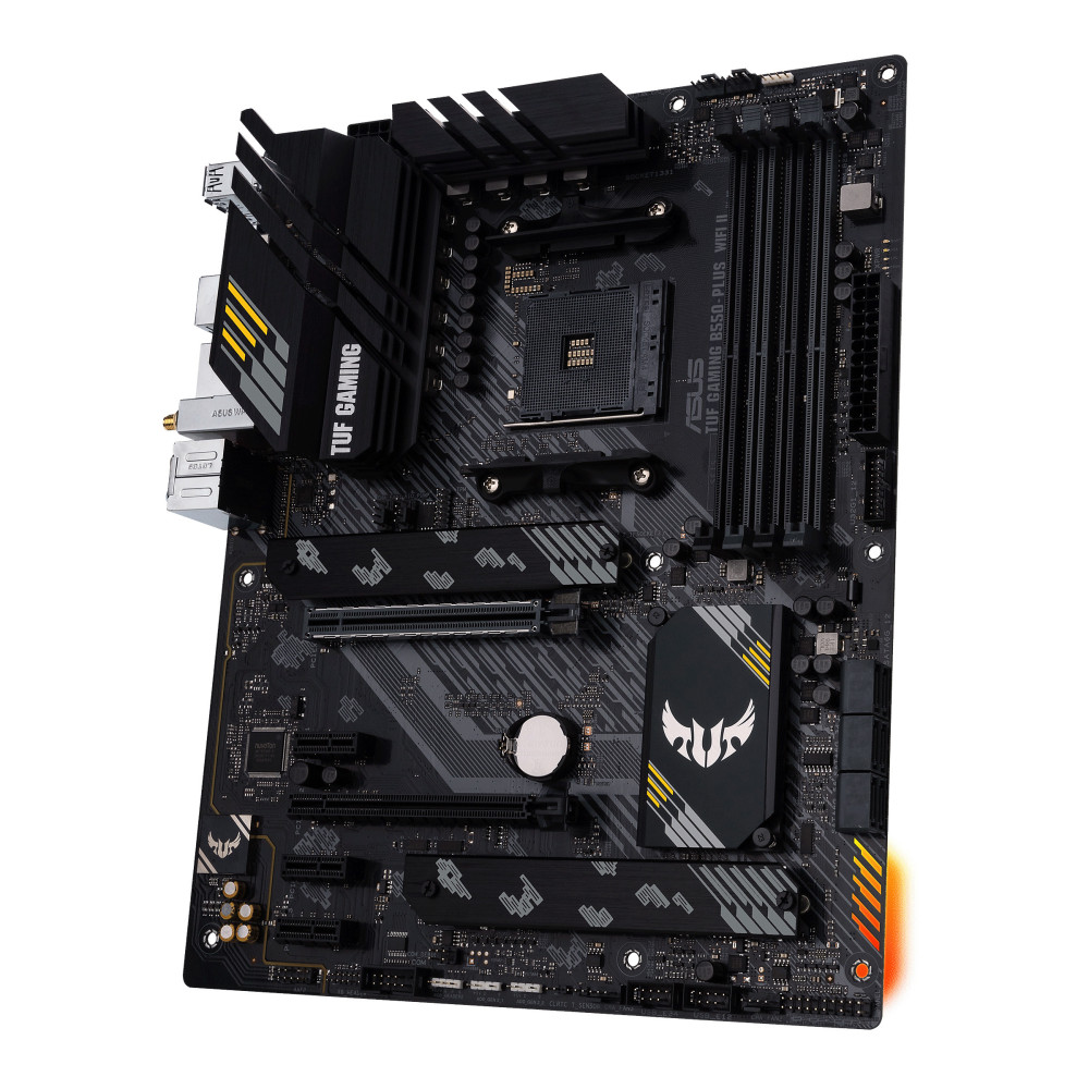ASUS TUF GAMING B550-PLUS WIFI II - Carte-mère - ATX - Socket AM4 - AMD B550 Chipset - USB-C Gen2, USB 3.2 Gen 1, USB 3.2 Gen