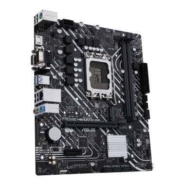 ASUS PRIME H610M-D D4 - Carte-mère - micro ATX - Socket LGA1700 - H610 Chipset - USB 3.2 Gen 1 - Gigabit LAN - carte graphique