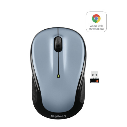 Mouse Logitech M325 Wireless Silber 910002334