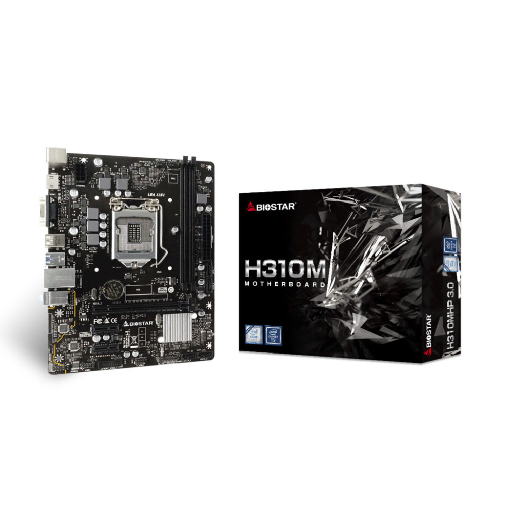 BIOCM045538 BIOSTAR H310MHP 3.0 - MATX - LGA 1151 - 2x DDR4 - HDMI - VGA BIOCM045538 BIOSTAR H310MHP 3.0 - MATX - LGA 1151 - 2x DDR4 - HDMI - VGA