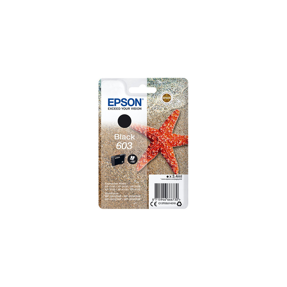 EPSON 4LB Singlepack Black 603 Ink w s EPSON 4LB Singlepack Black 603 Ink w s