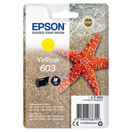 EPSON 1LB Singlepack Yellow 603 Ink