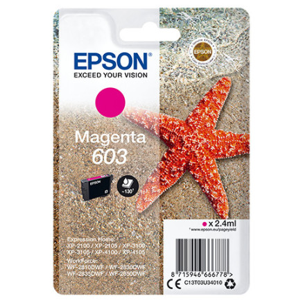 EPSON 1LB Singlepack Magenta 603 Ink w s