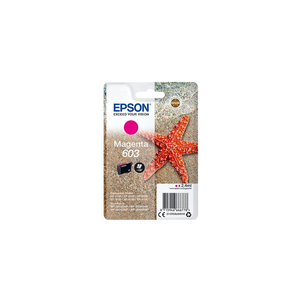 EPSON 1LB Singlepack Magenta 603 Ink w s EPSON 1LB Singlepack Magenta 603 Ink w s