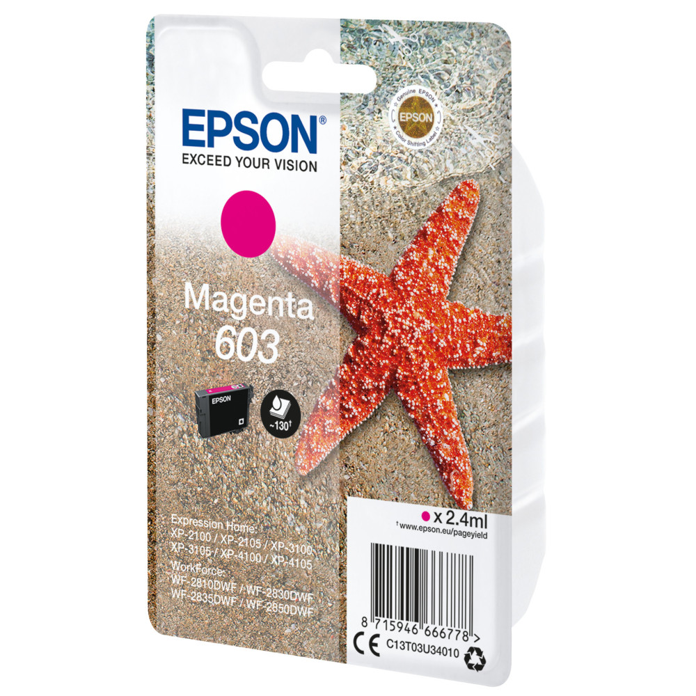 EPSON 1LB Singlepack Magenta 603 Ink w s