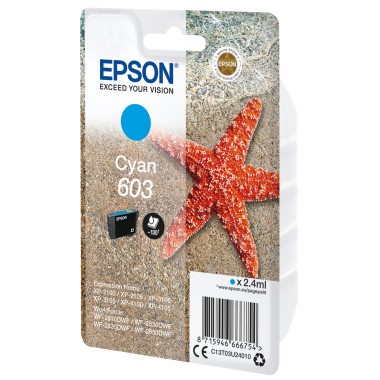 EPSON 4LB Singlepack Cyan 603 Ink w s