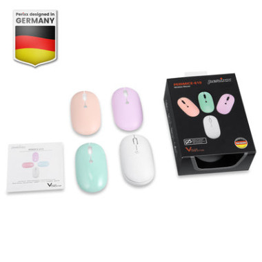 PERSO038036 PERIMICE-610 WR White sf opt USB 2.4G (livré sans pile AA)