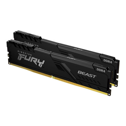 KNGMM037871 Mémoire Kingston FURY Beast 16 Go (2 x 8 Go) DDR4 3200 MHz CL16