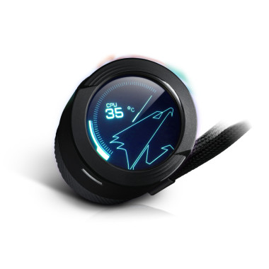 GIGVE038176 GIGABYTE AORUS WATERFORCE X240 - AMD INTEL - RGB - 2x 120MM