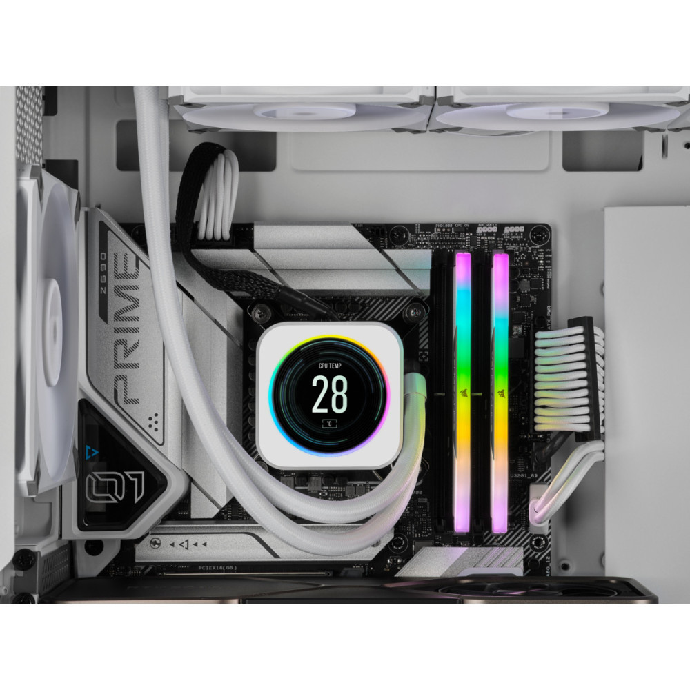 CORMM040883 CORSAIR RGB - 2x16GB (32GB) - DDR5 6000MHZ - CL40 - BLANC