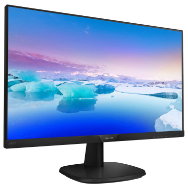 PHIEC040510 PHILIPS 243V7QDAB - 23.8p - FHD - LED - 4MS - HDMI - DVI - VGA - HP 2x 2W