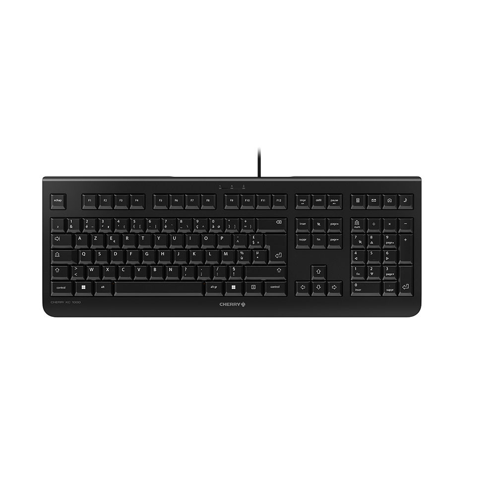 CHECL039793 Cherry KC 1000 - Clavier - USB - FR - Noir CHECL039793 Cherry KC 1000 - Clavier - USB - FR - Noir