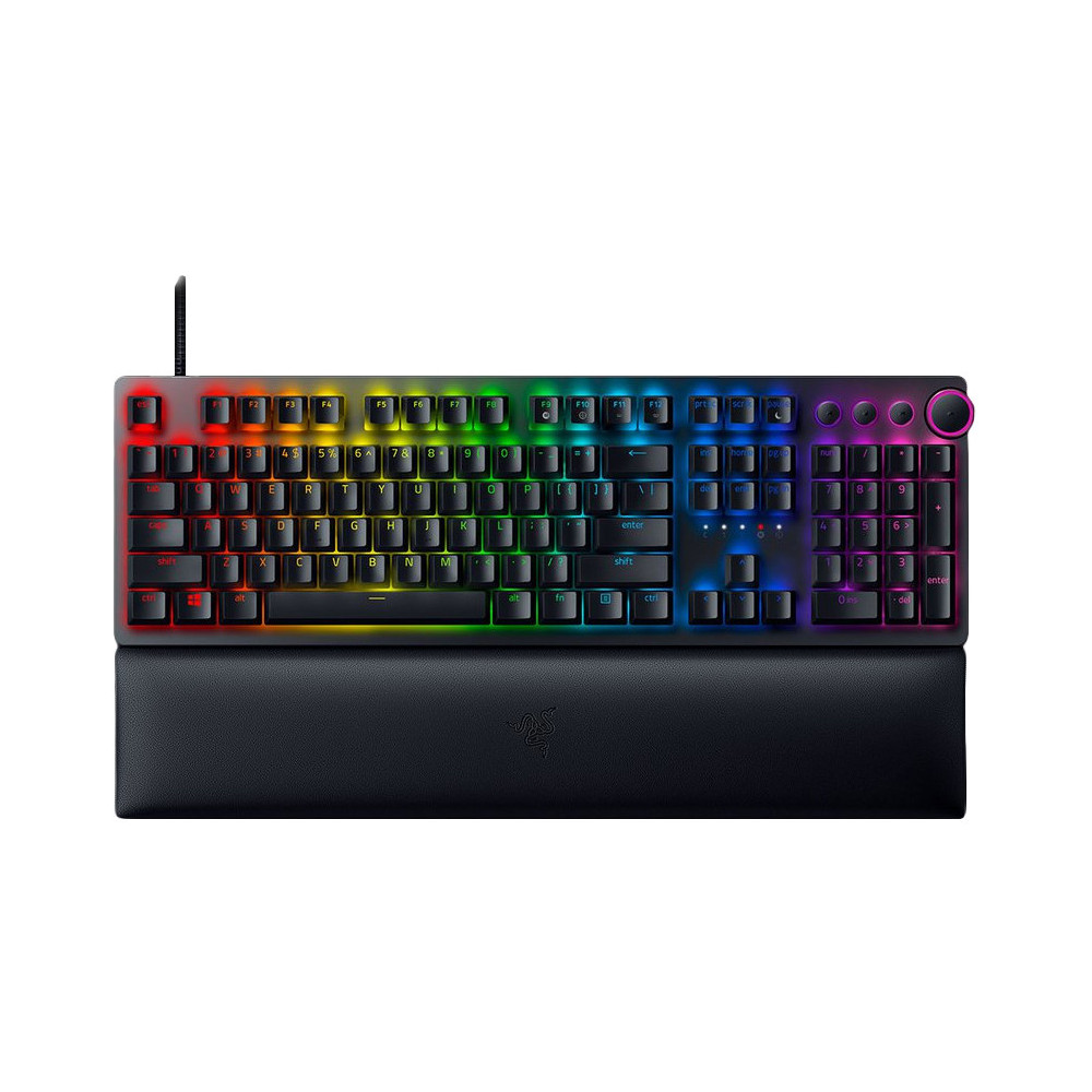 RAZCL042426 RAZER HUNTSMAN V2 - CLAVIER GAMER USB - RGB CHROMA - SWITCH OPTIQUE - NOIR RAZCL042426 RAZER HUNTSMAN V2 - CLAVIER GAMER USB - RGB CHROMA - SWITCH OPTIQUE - NOIR