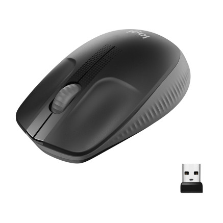 LOGSO044100 SOURIS SANS FIL M190 Charcoal 2 4 GHZ