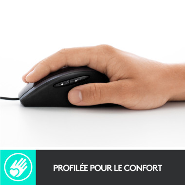 LOGSO044101 Souris Logitech M500S - Noir - USB