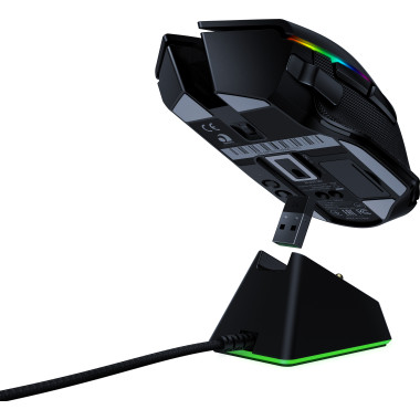 RAZSO038479 RAZER BASILISK ULTIMATE + DOCK - SANS FIL - 20000 DPI - 650 IPS - 50G