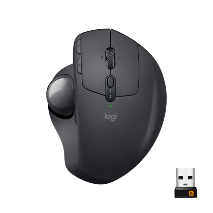 LOGSO036654 MX ERGO Souris TrackBall sans fil ergonomique