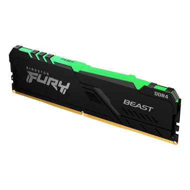 KNGMM038655 Memoire Kingston FURY Beast RGB 16 Go DDR4 3600 MHz CL18