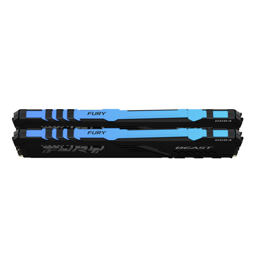 KNGMM038656 Memoire Kingston FURY Beast RGB 32 Go  (2 x 16 Go) DDR4 3600 MHz CL18