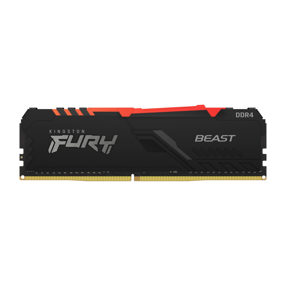 KNGMM038658 Memoire Kingston FURY Beast RGB 64 Go  (2 x 32 Go) DDR4 3600 MHz CL18