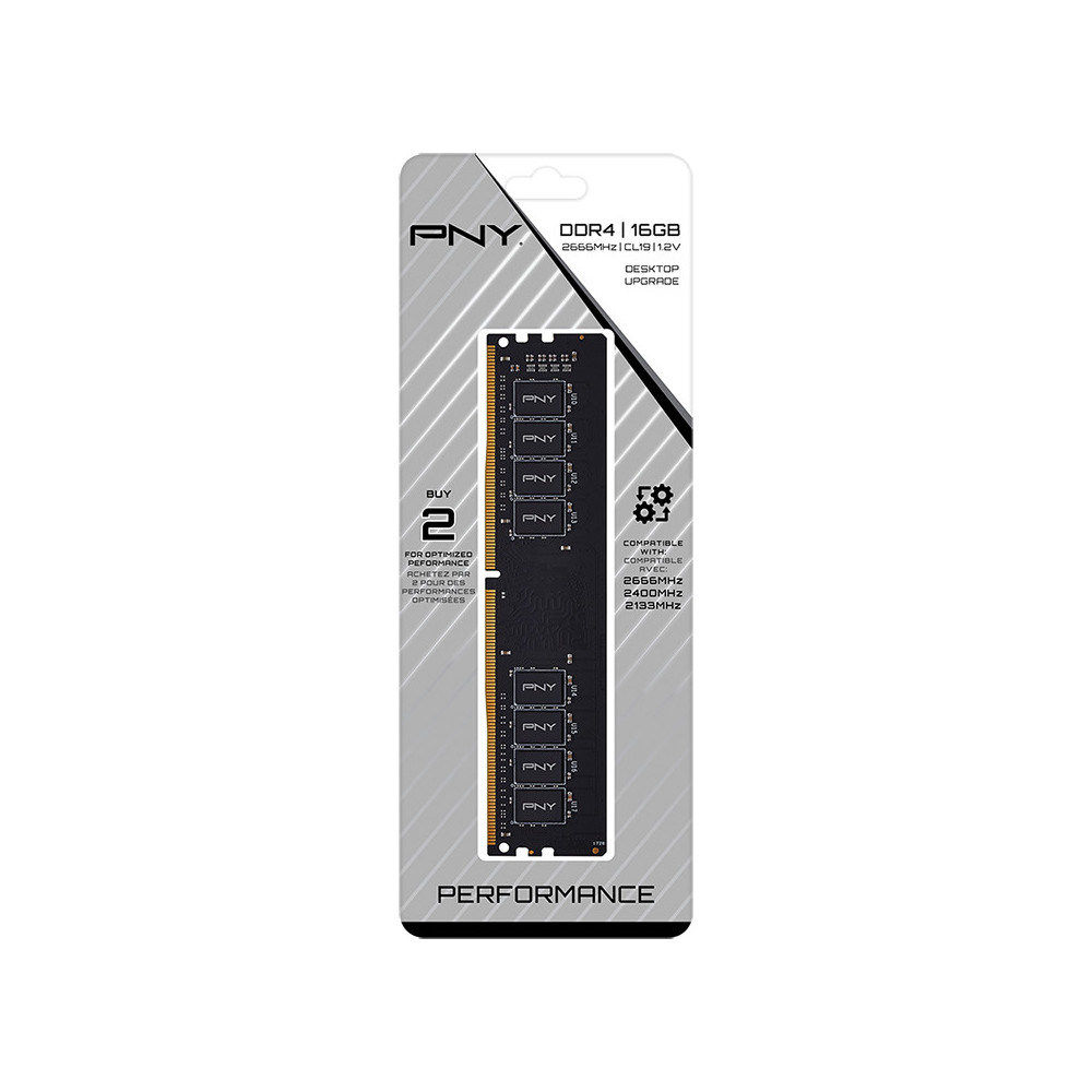 PNYMM043045 PNY PERFORMANCE - DDR4-2666 - 16Go - CL19 - 1.2V