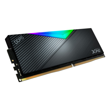 ADAMM038385 ADATA LANCER RGB DDR5 5200 Mhz 16Go Single Color Box Noir