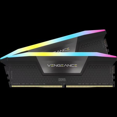 CORMM044514 CORSAIR VENGEANCE RGB DDR5-6400 - 32Go (2x 16Go) - 6400MHz - CL36 - NOIR