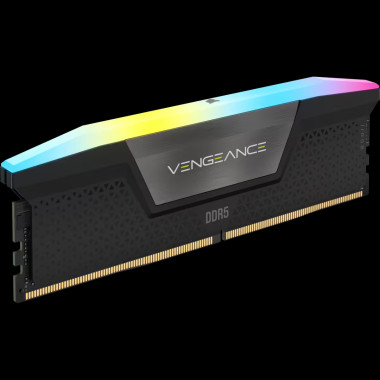 CORMM044514 CORSAIR VENGEANCE RGB DDR5-6400 - 32Go (2x 16Go) - 6400MHz - CL36 - NOIR