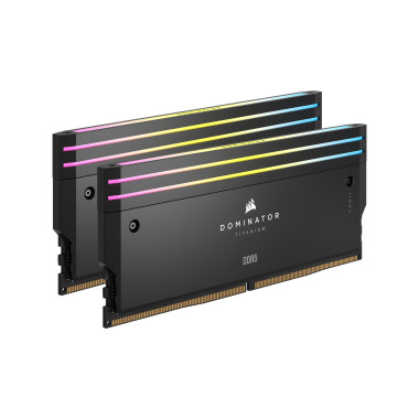 CORMM045440 CORSAIR DOMINATOR TITANIUM RGB DDR5-7200 - 2x 24Go - CL36 - NOIR