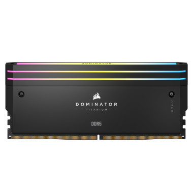 CORMM045440 CORSAIR DOMINATOR TITANIUM RGB DDR5-7200 - 2x 24Go - CL36 - NOIR