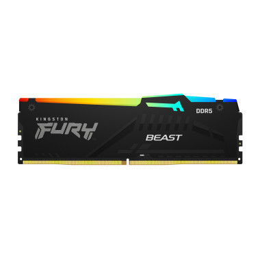 KNGMM042954 KINGSTON FURY BEAST DDR5-5200 - 2x 16Go (32Go)  - RGB - NOIR