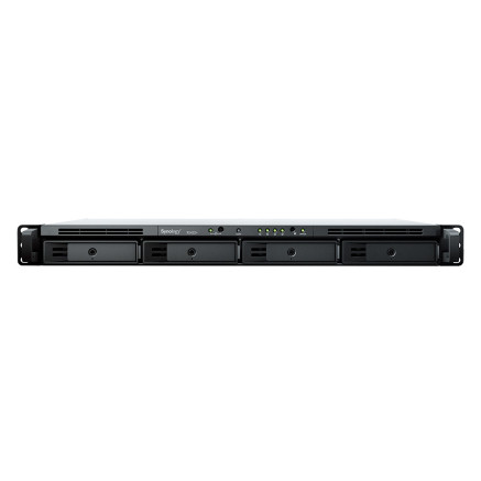 SYNBT039655 RS422+ Boîtier NAS Rack 1U pour 4 DD 3.5 2.5p 1.6GHz Dcore 2Go 2LAN GbE USB3.2