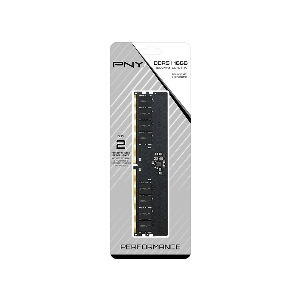 PNYMM040239 PNY DDR5 4800 16Go - 1x 16Go - CL40 - DUAL CHANNEL - 1.1V