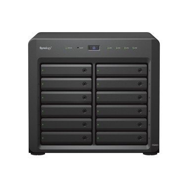 SYNBT038707 DS2422+ Boîtier NAS pour 12 DD 3.5 2.5p 2.2GHz QuadCore 4Go 4LAN GbE USB3
