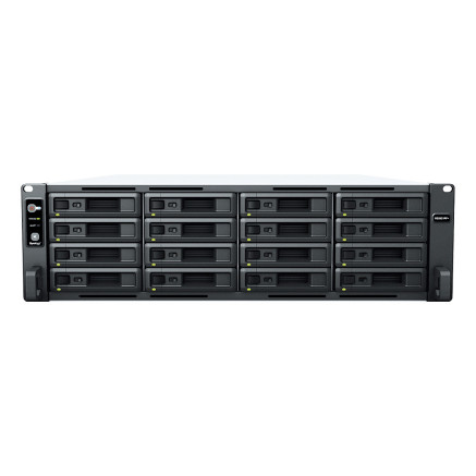 SYNBT037374 RS2821RP+ Bt NAS Rack 3U pour 16 DD 3.5 2.5p 2.2GHz QCore 4Go 4LAN GbE USB3.2