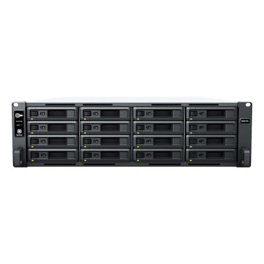 SYNBT037374 RS2821RP+ Bt NAS Rack 3U pour 16 DD 3.5 2.5p 2.2GHz QCore 4Go 4LAN GbE USB3.2