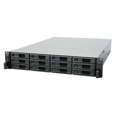 SYNBT043788 SA3410 NAS Rack 12emp. 2.1 2.7GHz 8 Coeurs 16Go 4LAN GbE 2 10GbE USB3 1 exp.