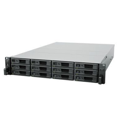 SYNBT041216 SA3610 NAS Rack 12emp. 2.1 2.7GHz 12 Coeurs 16Go 4LAN GbE 2 10GbE USB3 1 exp.