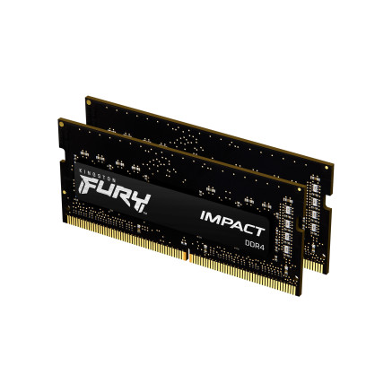 KNGMM038660 Mémoire Kingston FURY Impact 16 Go (2 x 8 Go) DDR4 3200 MHz SODIMM CL20